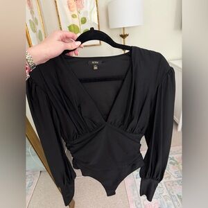 AFRM Women's Elegant Black Bodysuit